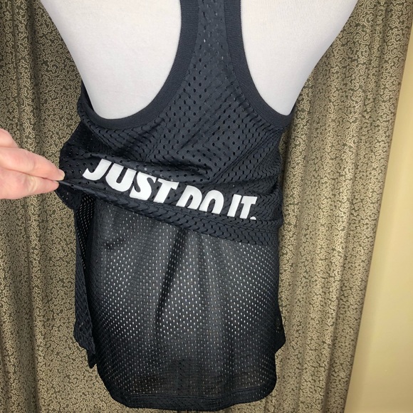 SOLD Nike black double mesh Racerback tank small - Picture 6 of 8